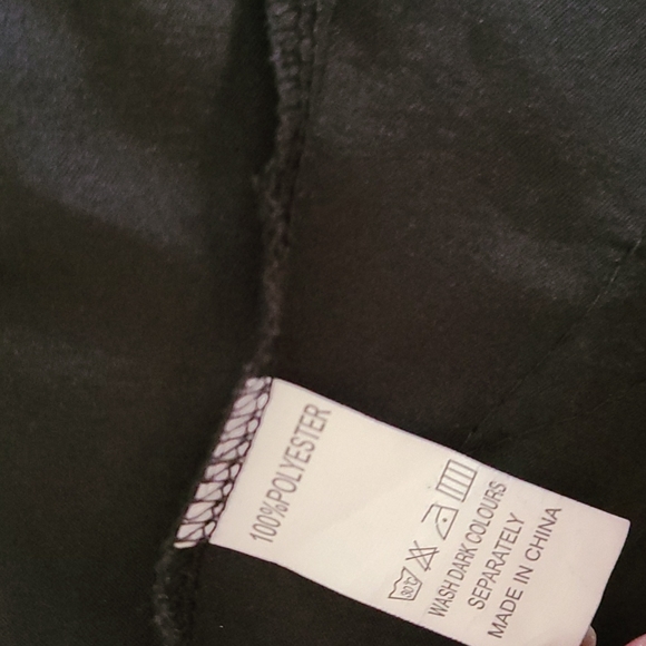 Satin Black Robe with Gold Applique M - Picture 9 of 9